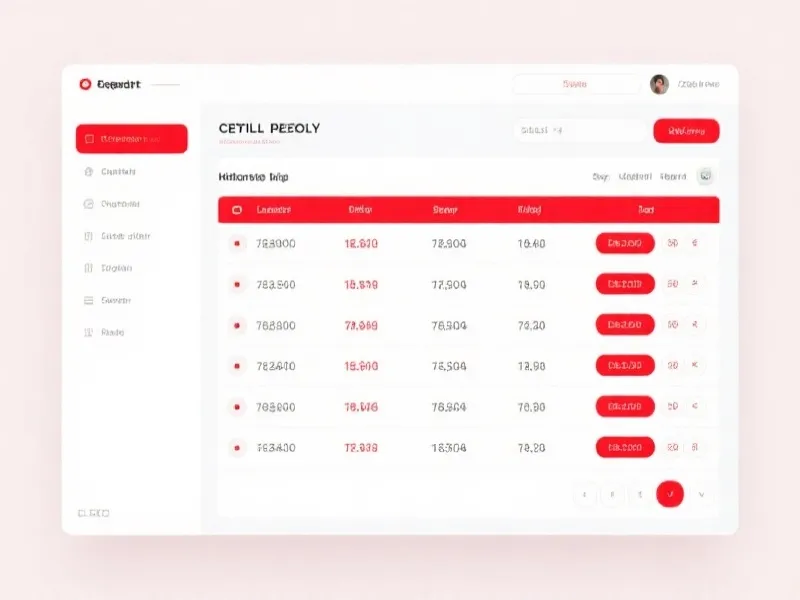 开奖结果列表界面示意图